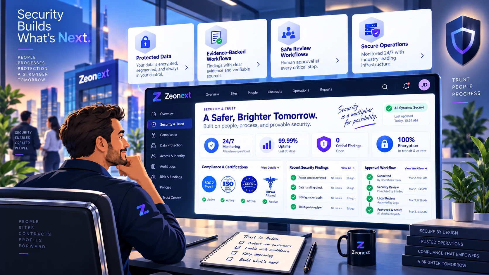 Zeonext security illustration